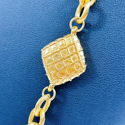 B1688 シャネル ネックレス ロング ヴィンテージ ゴールド 刻印あり