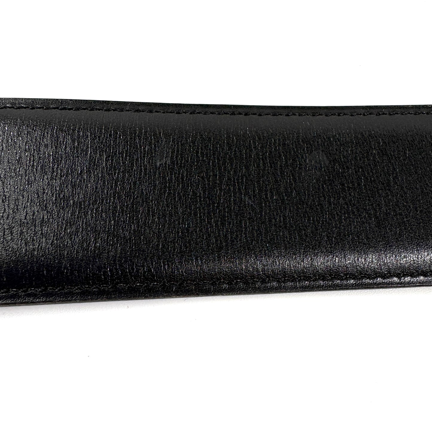E2502 エルメス コリエドシアン ベルト ブラック ゴールド金具 65 Z◯刻印