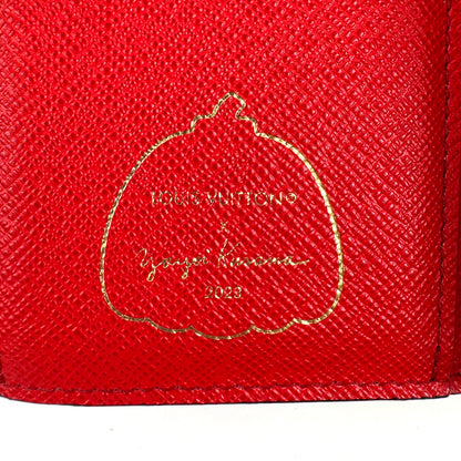 E2435 ルイヴィトン 財布 ポルトフォイユ ヴィクトリーヌ M81865 モノグラム草間彌生 ICチップ