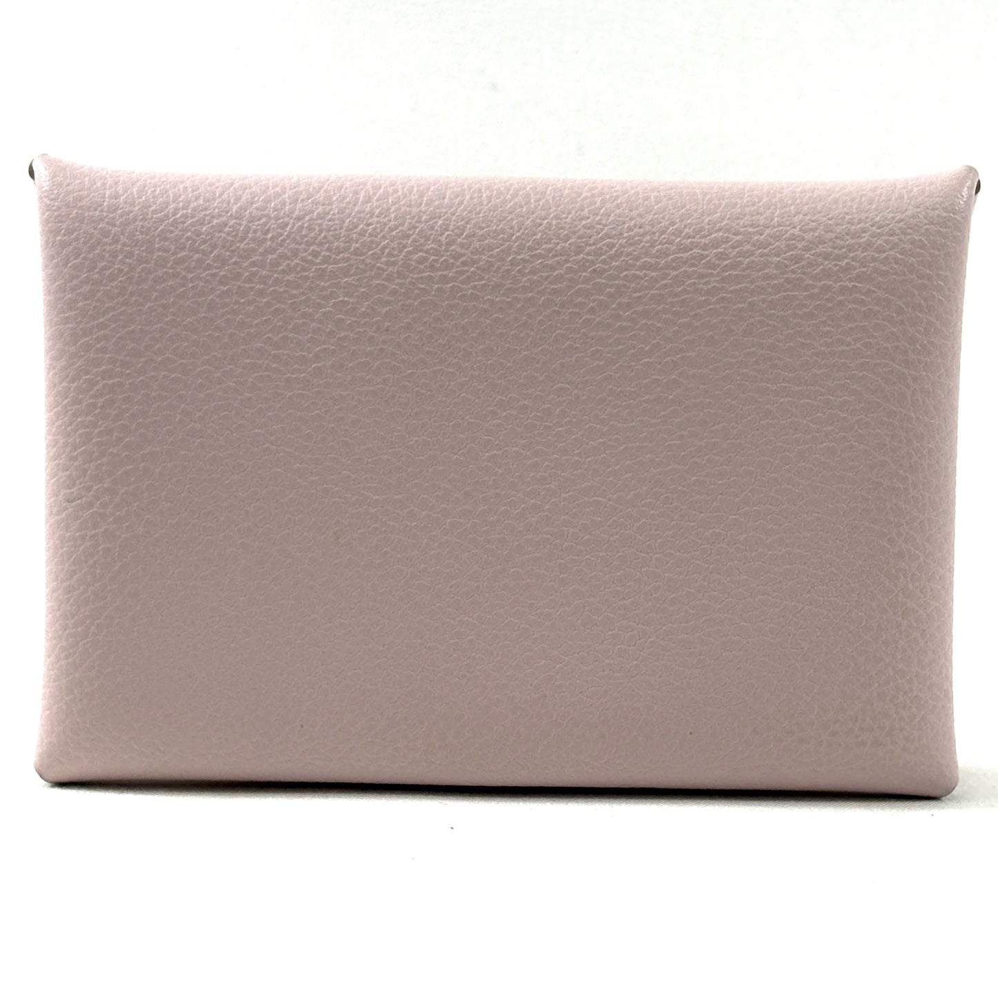 E2752 エルメス カルヴィ カードケース ピンク シルバー金具 B刻印