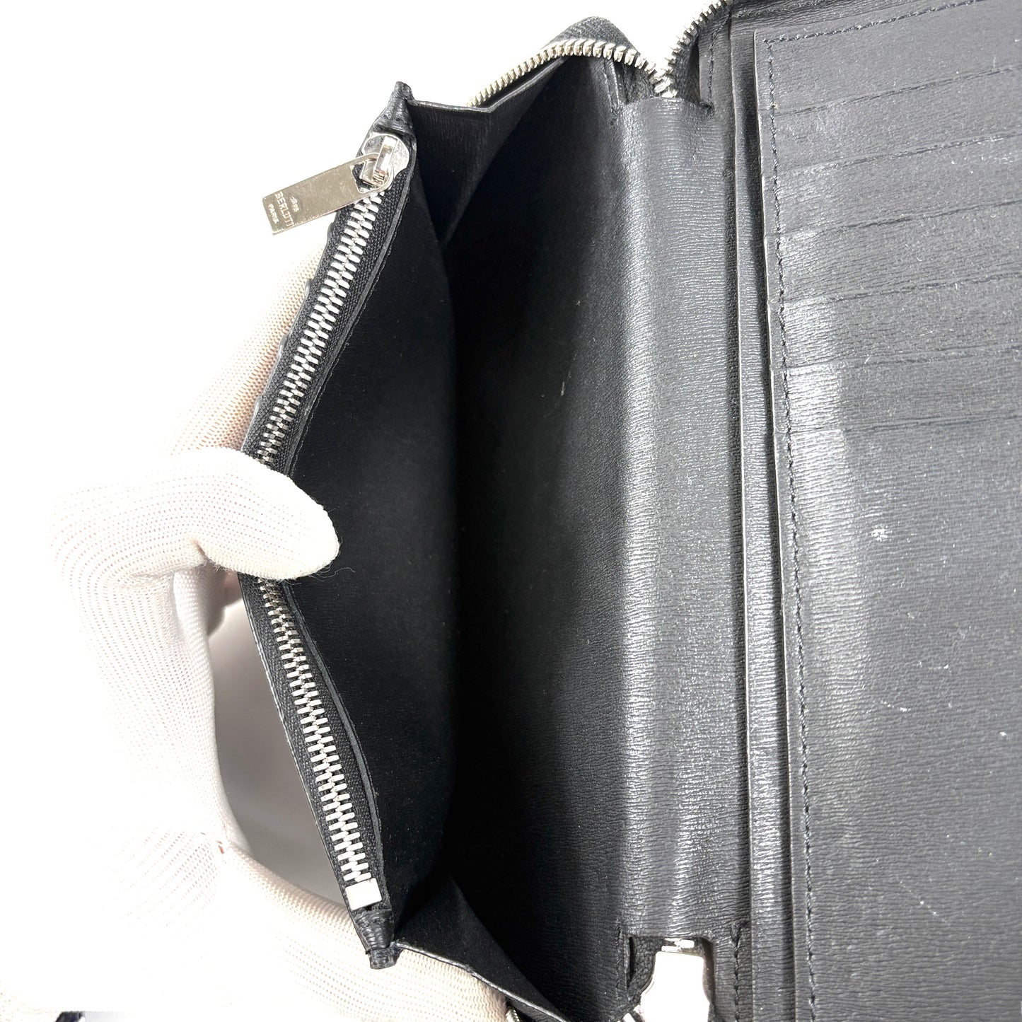 E2773 ベルルッティ イタウバ バーティカル スクリット 長財布 ブラウン トバコ