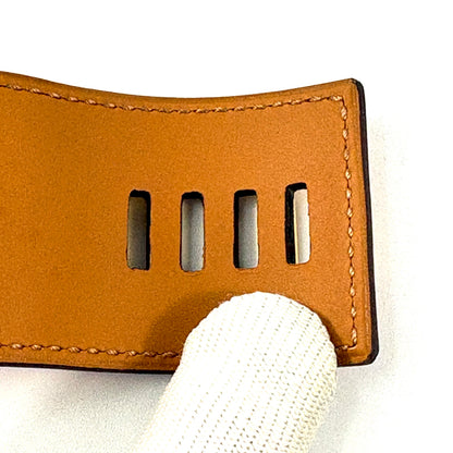 E3789 エルメス コリエドシアン ブレスレット レッド×ゴールド T刻印 S
