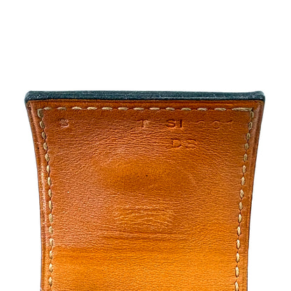 E3857 エルメス コリエドシアン ブレスレット ブラック×ゴールド T刻印 S