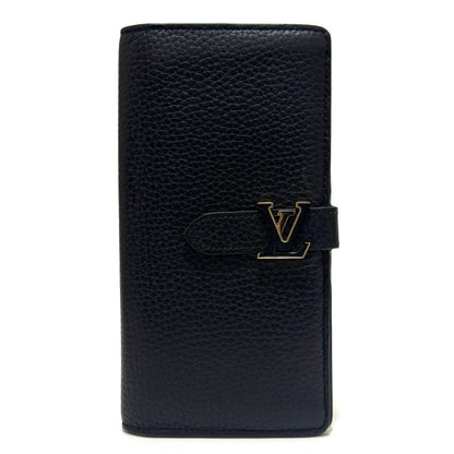 ルイヴィトン M81330 LV ヴェルティカルウォレット トリヨン カプシーヌ ブラック 長財布 シリアル：IC B3631