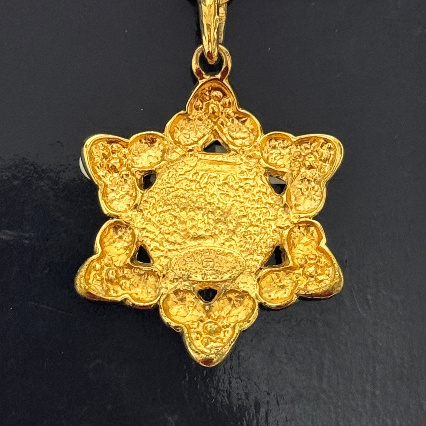 シャネル ココマーク フェイクパール ネックレス スター ヴィンテージ E0044