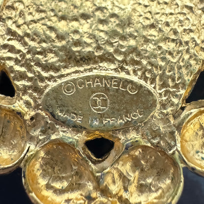 シャネル ココマーク フェイクパール ネックレス スター ヴィンテージ E0044