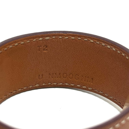 エルメス コリエドシアン U:2022 ブレスレット T2 GP×レザー ゴールド ブラウン E0416