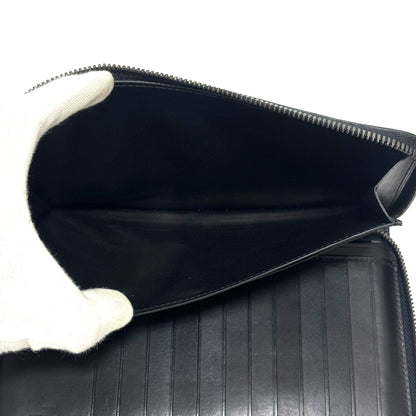 ベルルッティ カリグラフィ レザー ラウンドジップウォレット グラデーション ブルー E0422