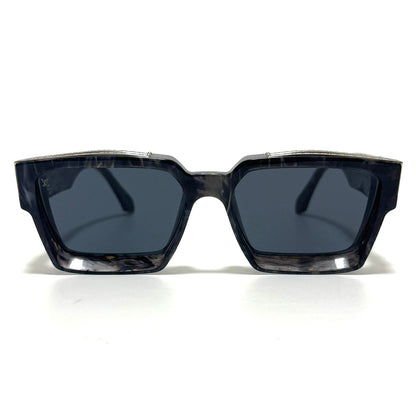ルイヴィトン Z1326E サングラス 1.1 ミリオネア サングラス 58□17 プラスチック グリ シリアル：MG1221 E0523