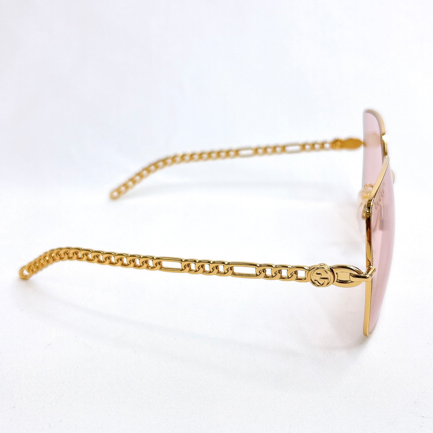 B1367 グッチ スクエアーフレーム サングラス GGマーク