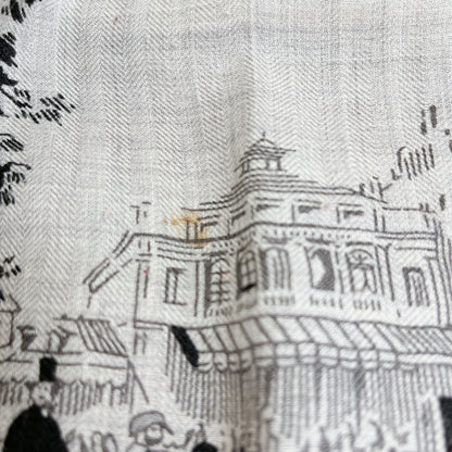 B1575 エルメス カレジェアン 140 A L'OMBRE DES BOULEVARDS ブールヴァールの陰から【買戻し対象】