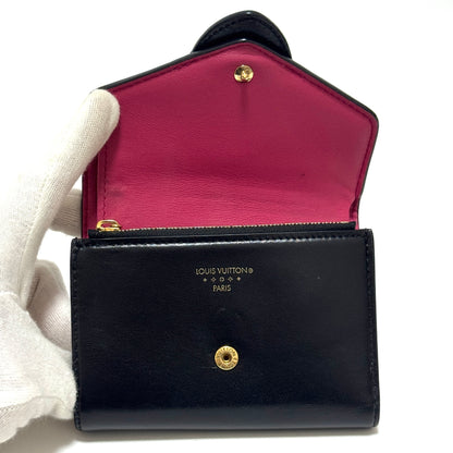 ルイヴィトン ポルトフォイユ ポンヌフ コンパクト 財布 三つ折り 黒 B3280