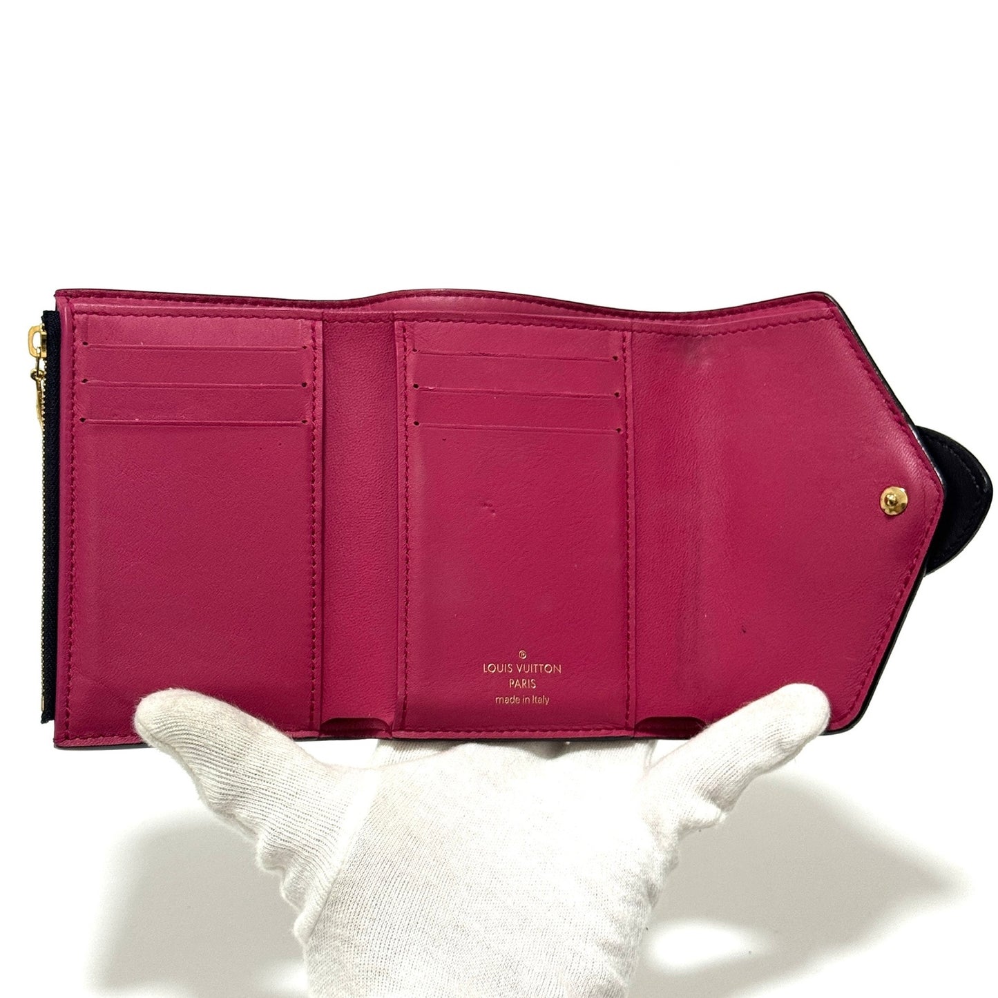 ルイヴィトン ポルトフォイユ ポンヌフ コンパクト 財布 三つ折り 黒 B3280