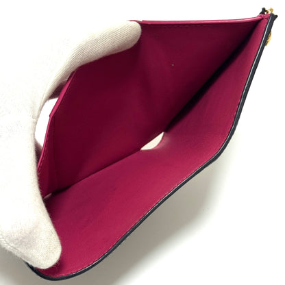 ルイヴィトン ポルトフォイユ ポンヌフ コンパクト 財布 三つ折り 黒 B3280