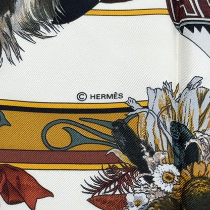 エルメス スカーフ カレ90 Kachinas カチナ 民族 ホピ族 シルク E1026