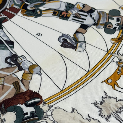 エルメス スカーフ カレ90 Kachinas カチナ 民族 ホピ族 シルク E1026