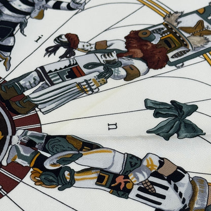 エルメス スカーフ カレ90 Kachinas カチナ 民族 ホピ族 シルク E1026