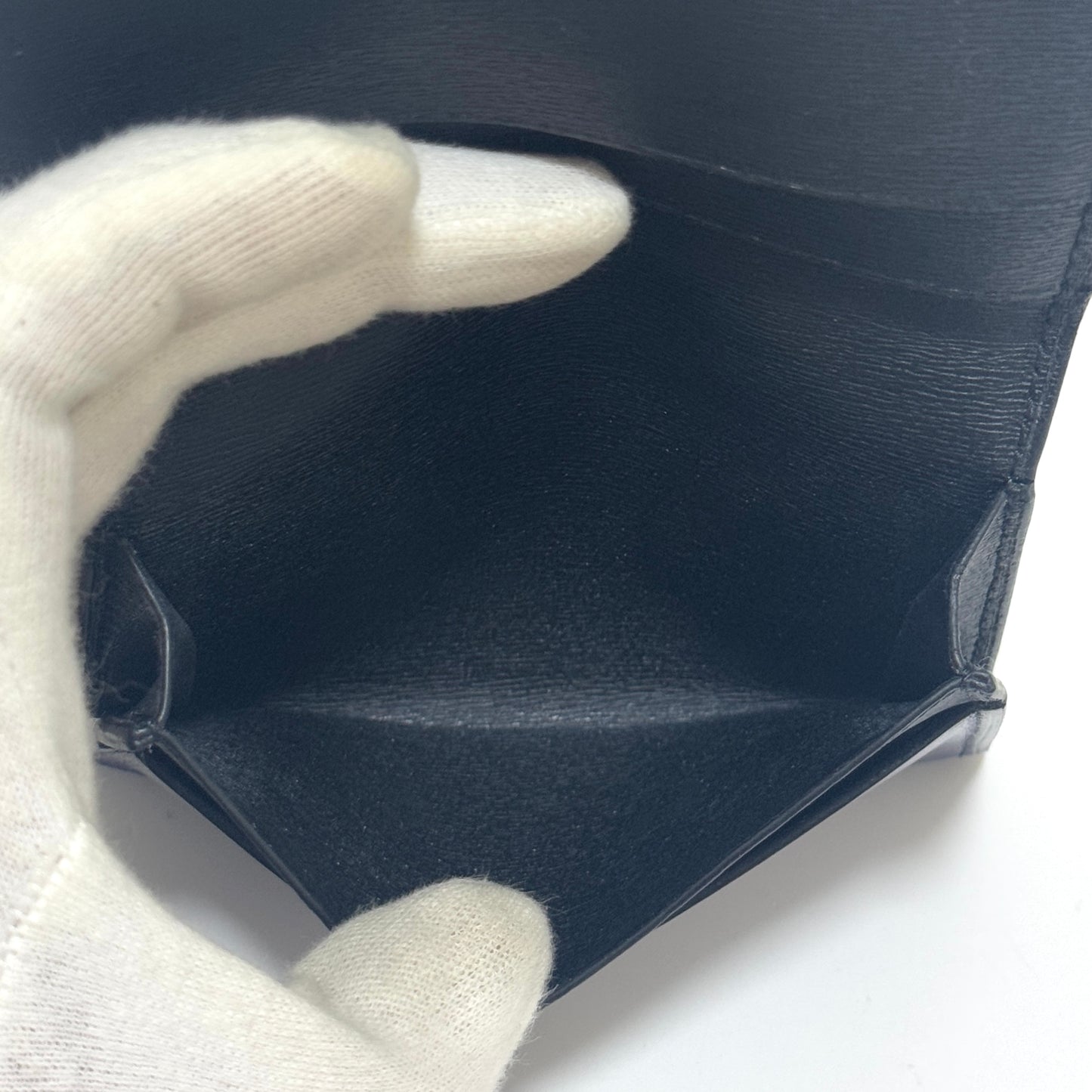 ベルルッティ インブイア カリグラフィ カードホルダー カードケース 名刺入れ レザー パープル E1751