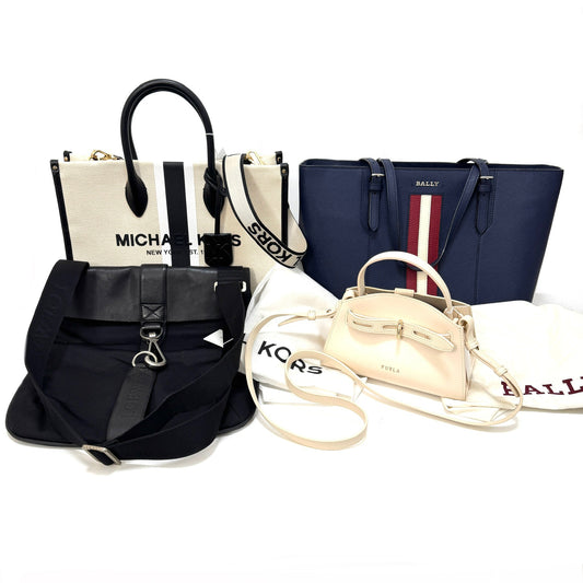 （パックNo.2） マイケルコース BALLY フルラ ロエベ 4点セット B2501 B2492 B2489 B2474