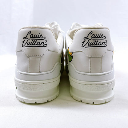 B1958 ルイヴィトン × NIGO LV トレイナーライン スニーカー ホワイト BM0281 サイズ6 1/2【買戻し対象】