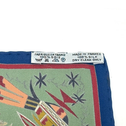 エルメス スカーフ カレ90 Kachinas カチナ 民族 ホピ族 シルク E1855