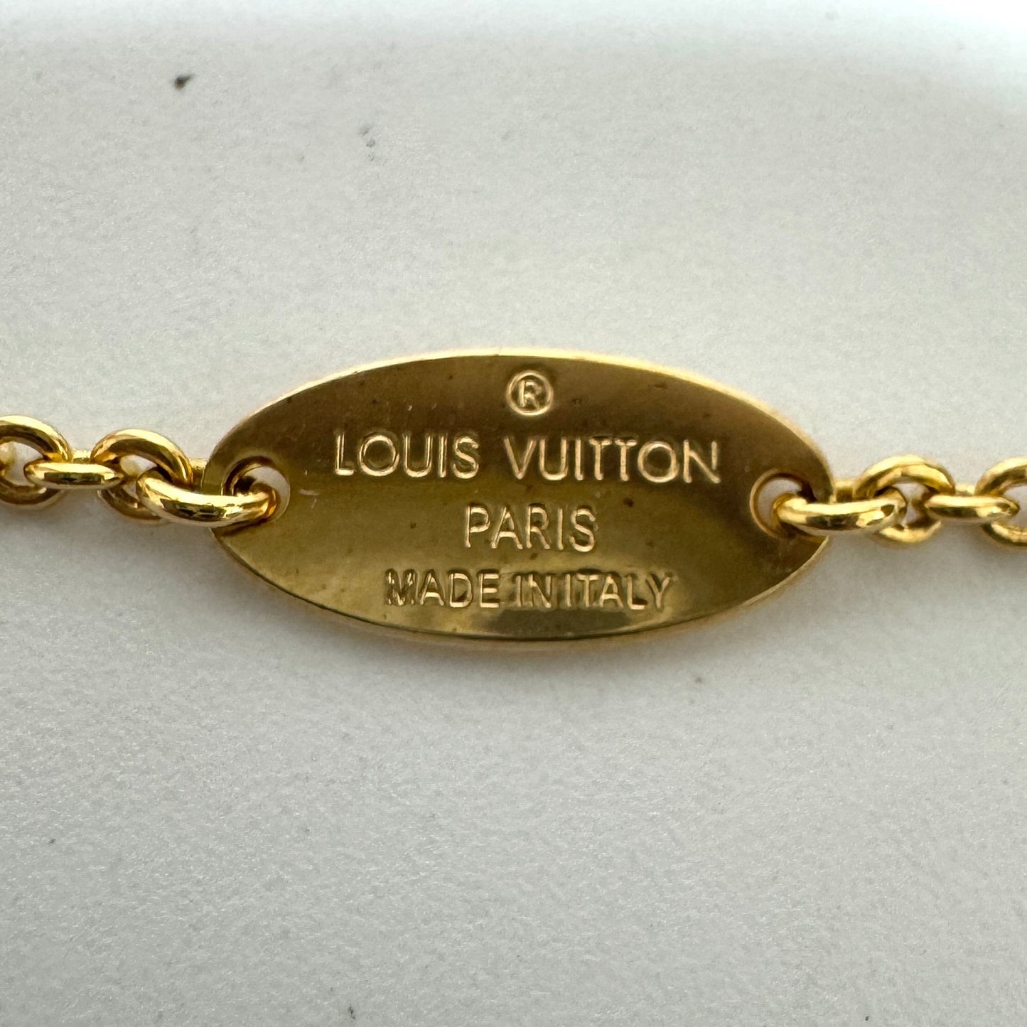 ルイヴィトン M00596LV ラインストーン アイコニック ネックレス TE0233 E2009