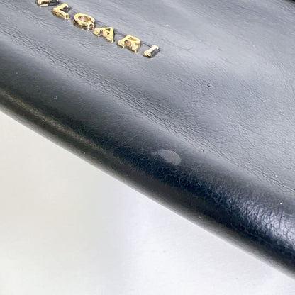 A3138 ブルガリ セルペンティ 長財布 レザー ブラック×ブラウン