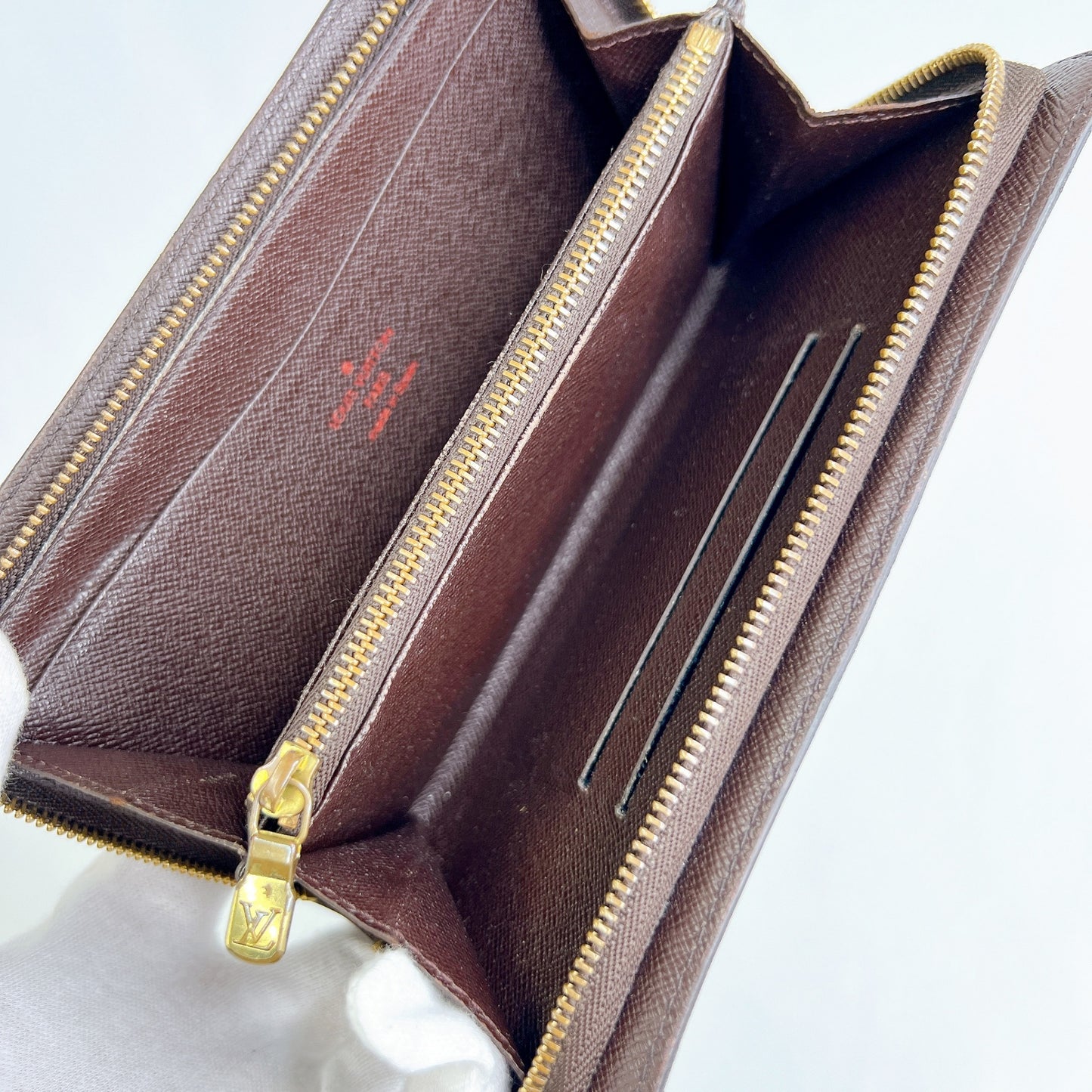 A3156 ルイヴィトン　ダミエ　ポルトモネジップ　長財布　ラウンドジップ