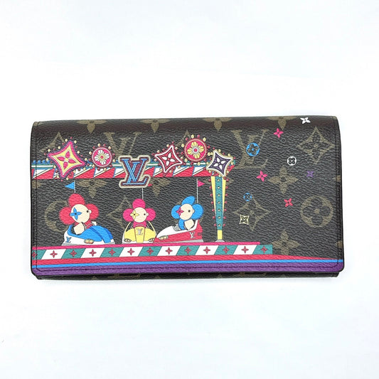 A4067ルイヴィトン M69747 CA3250 モノグラムホリデイ ポルトフォイユ サラ　ICチップ