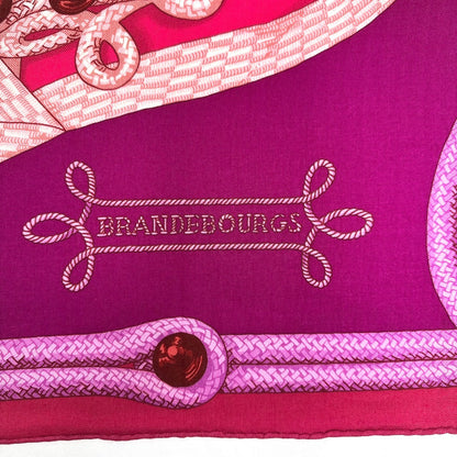 A4082 エルメス カレジェアン140 カレ カシシル BRANDEBOURGS ブランデンブルク飾り