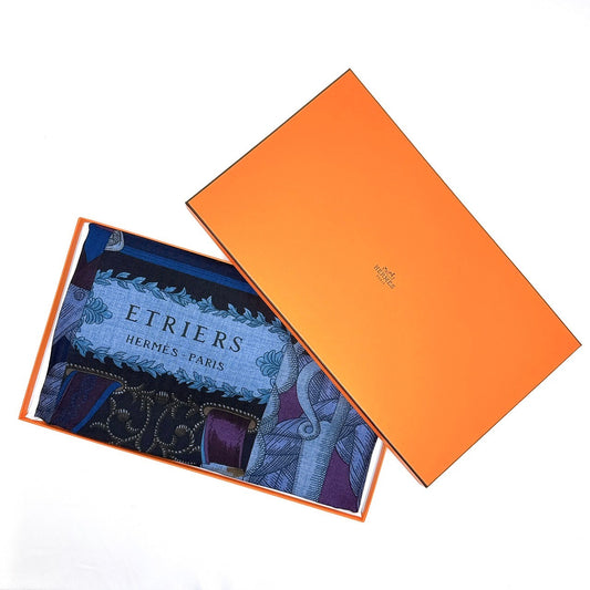 B0094 エルメス  CAVALLERIA D'ETRIERS 鐙 カレジェアン140  参考定価¥147,000