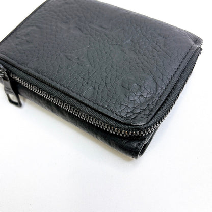 B0592 ルイヴィトン M82556 トリヨン パイロット ブラック 折り財布 RFID