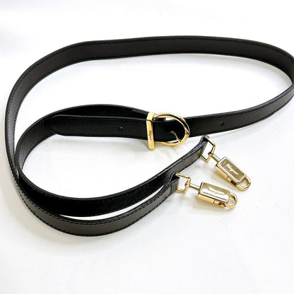 B0642 フェラガモ ガンチーニ 2way サフィアーノ ハンドバッグ ブラック