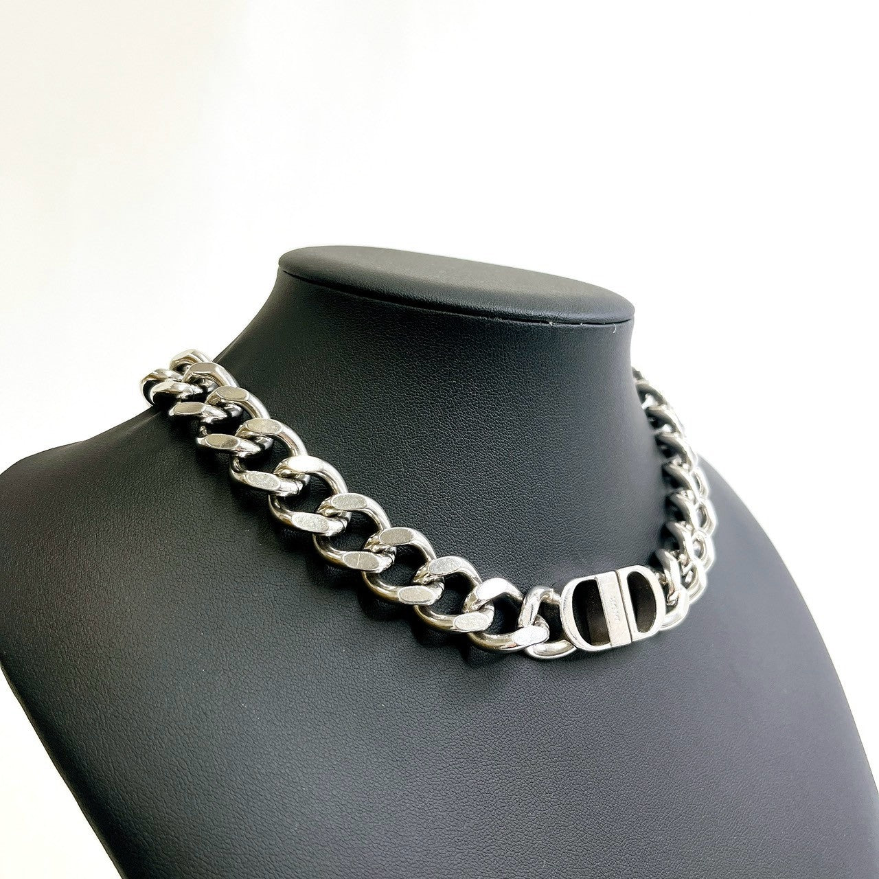 B0652 ディオール CD ICON チェーンリングネックレス