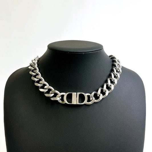 B0652 ディオール CD ICON チェーンリングネックレス