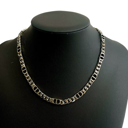 B0655 ディオール CD ICON チェーンリング ネックレス