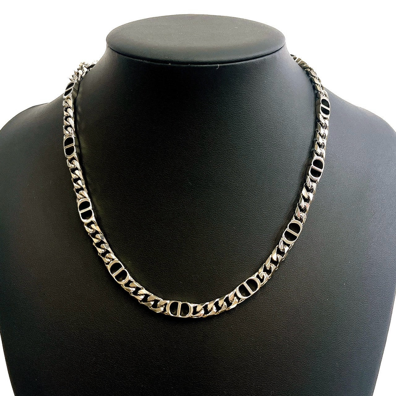 B0655 ディオール CD ICON チェーンリング ネックレス