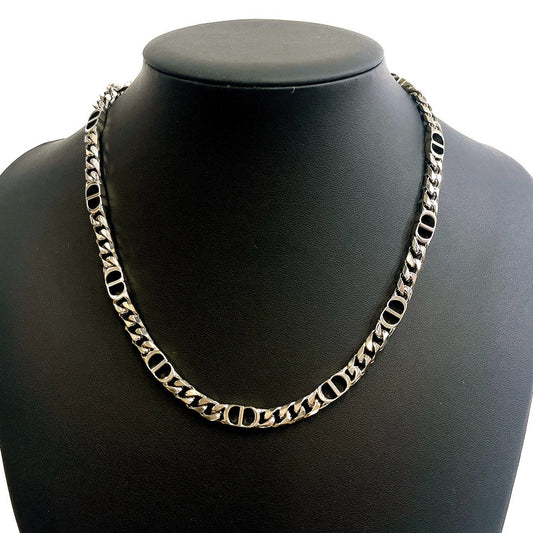 B0655 ディオール CD ICON チェーンリング ネックレス