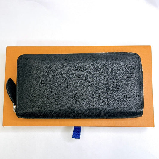 B0716 ルイヴィトン ジッピーウォレット マヒナ ノワール 長財布 ラウンドジップ シリアル:TN1115