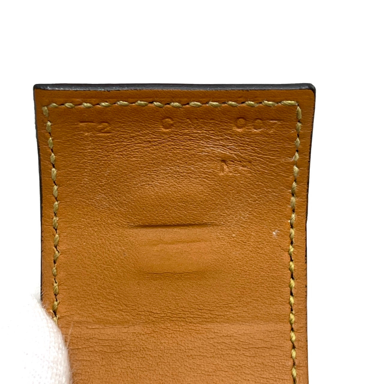 B2354 エルメス コリエドシアン C刻 ブレスレット バングル T2 リザード ベージュ【買戻し対象】