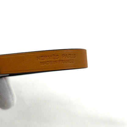 B2345 エルメス レザーブレスレット ミニ・ケリードゥブルトゥール ブラック U刻　サイズT2