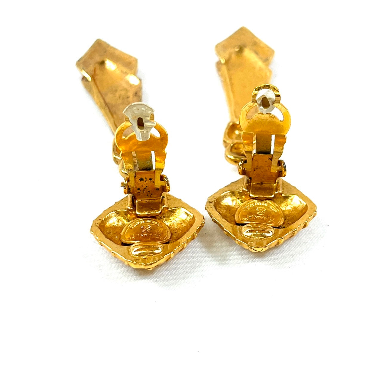 B2316 シャネル ネクタイモチーフ ココマーク ヴィンテージ ネックレス・イヤリングセット