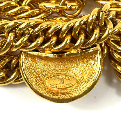 シャネル メダリオン カンボン ロゴ ネックレス ヴィンテージ 刻印3874 【買い戻し対象】 B3206