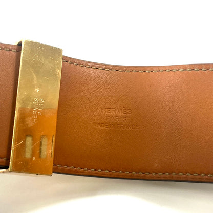 エルメス コリエドシアン ブレスレット A刻印 ブラック×ゴールド ブレスレット・バングル サイズL 【買い戻し対象】 B3291